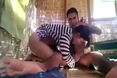 Anak Kampung Ngewe Liar di Gubug Part 2 Becek Brutal