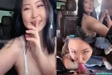 Cewek cantik haus seks godain cowok asing di dalam mobil