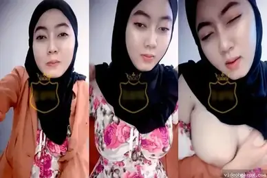 Nella Jilbab Binal Ngangkang Meki Tembem